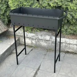 Мангал Mzavod Гектор на 9 шампурів 3мм на ніжках - Robinzon.ua