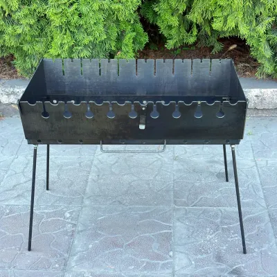 Мангал-валіза Mzavod Пегас на 10 шампурів 3мм - Robinzon.ua