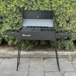 Мангал-барбекю Mzavod Икар на 9 шампуров 3мм портативный - Robinzon.ua