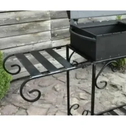 Боковая полка Mzavod для мангала Гефест на 15-20 шампуров - Robinzon.ua