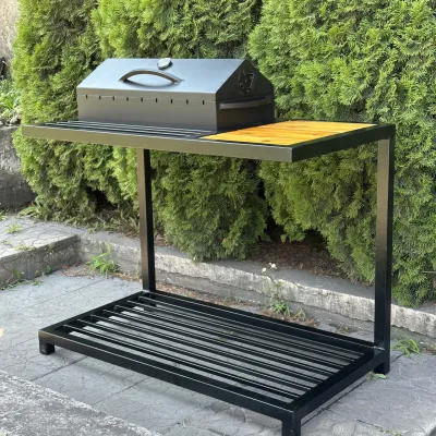 Мангал-барбекю Mzavod Локі на 9 шампурів 4мм в стилі LOFT - Robinzon.ua