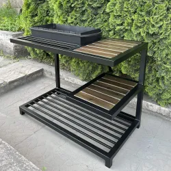 Мангал Mzavod Одін на 9 шампурів 4мм в стилі LOFT Мангал Mzavod Одін на 9 шампурів 4мм в стилі LOFT - Robinzon.ua