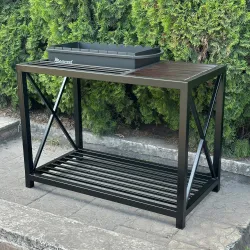 Мангал Mzavod Тор на 9 шампурів 4мм в стилі LOFT Мангал Mzavod Тор на 9 шампурів 4мм в стилі LOFT - Robinzon.ua