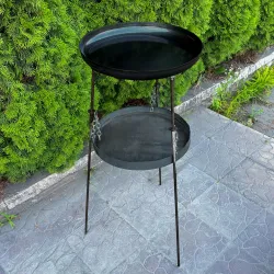 Сковорода з диску Mzavod Фрея 40см з підвісом для вогню Сковорода з диску Mzavod Фрея 40см з підвісом для вогню - Robinzon.ua