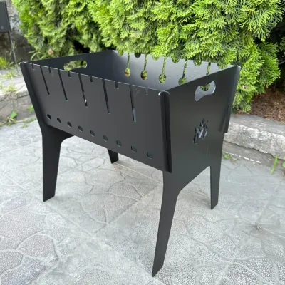 Розбірний мангал Mzavod Фенікс на 6 шампурів 3мм - Robinzon.ua