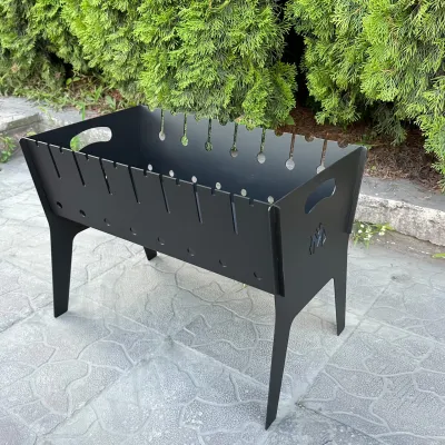 Розбірний мангал Mzavod Фенікс на 8 шампурів 2мм - Robinzon.ua