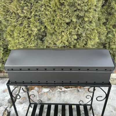 Универсальная крышка-барбекю Mzavod для мангала на 12 шампуров - Robinzon.ua