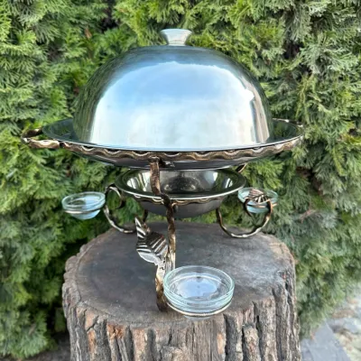 Садж для мяса Mzavod 36см с 3 соусницами - Robinzon.ua