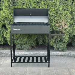 Мангал-барбекю Mzavod Прометей на 12 шампуров 3мм на дровнице - Robinzon.ua