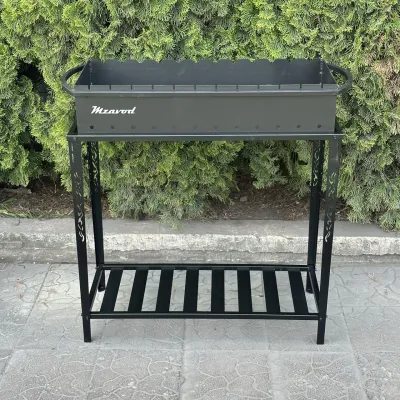 Мангал Mzavod Прометей на 12 шампуров 4мм на дровнице - Robinzon.ua