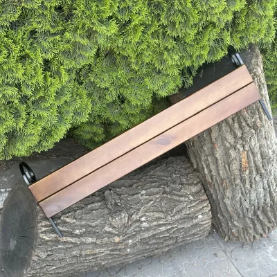 Передня полиця Mzavod для мангалу Зевс на 12 шампурів темне дерево - Robinzon.ua