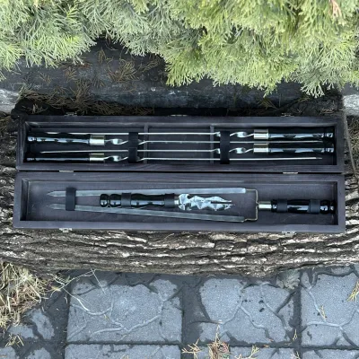 Подарочный набор Mzavod ШашлыКейс черный - Robinzon.ua