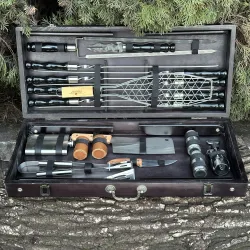 Подарунковий набір Mzavod Майстер Гриль кейс-столик чорний Подарунковий набір Mzavod Майстер Гриль кейс-столик чорний - Robinzon.ua