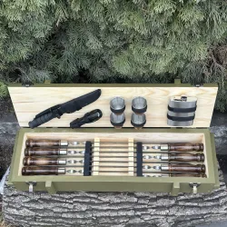 Подарунковий набір Mzavod Мілітарі оливковий Подарунковий набір Mzavod Мілітарі оливковий - Robinzon.ua