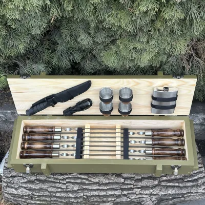 Подарунковий набір Mzavod Мілітарі оливковий - Robinzon.ua