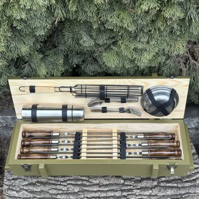 Подарунковий набір Mzavod Комбат оливковий - Robinzon.ua