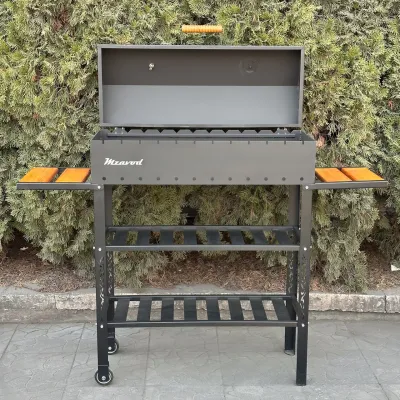 Мангал-барбекю Mzavod Геліос на 12 шампурів 4мм - Robinzon.ua