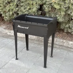 Мангал Mzavod Тесей на 6 шампурів 3мм на ніжках Мангал Mzavod Тесей на 6 шампурів 3мм на ніжках - Robinzon.ua