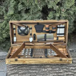 Подарунковий набір Mzavod Пікнік кейс-столик світла текстура Подарунковий набір Mzavod Пікнік кейс-столик світла текстура - Robinzon.ua