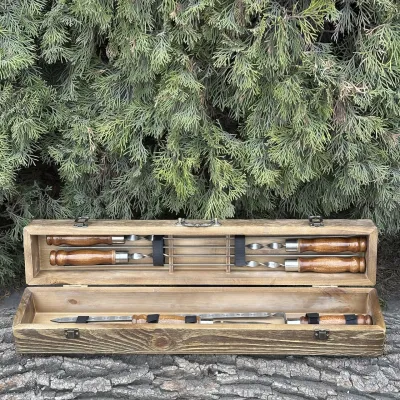 Подарунковий набір Mzavod ШашлиКейс світла текстура - Robinzon.ua