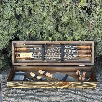 Подарунковий набір Mzavod Майстер BBQ світла текстура - Robinzon.ua