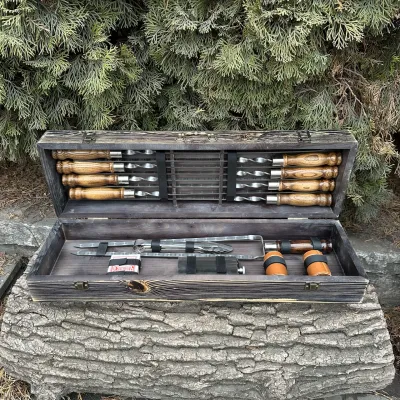 Подарунковий набір Mzavod Козак темна текстура - Robinzon.ua