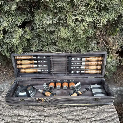 Подарунковий набір Mzavod Осавул темна текстура - Robinzon.ua