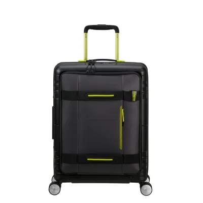 Чемодан 55 см HELLO CABIN BLACK/LIME - Robinzon.ua