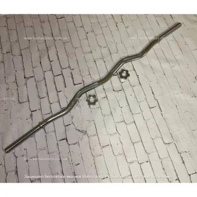 Гриф W-подібний 1.2 м з діаметром 25 мм Гантелі, гирі, штанги та диски хромований - Robinzon.ua