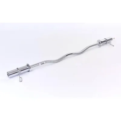 Гриф W-образный 120 см 50 мм на втулках хромированный - Robinzon.ua