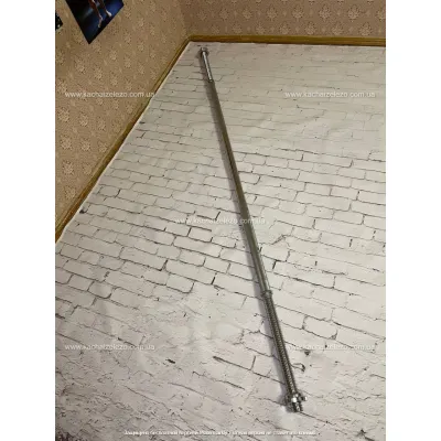 Гриф для штанги 1.8 м с диаметром 25 мм Гантели, гири, штанги и диски хромированный - Robinzon.ua