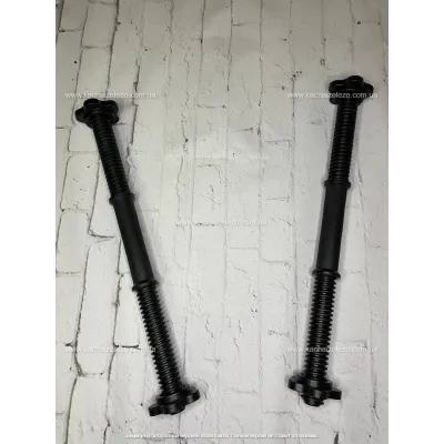 Грифи гантельні по 45 см з діаметром 30 мм 2 шт Гантелі, гирі, штанги та диски металопластикові - Robinzon.ua