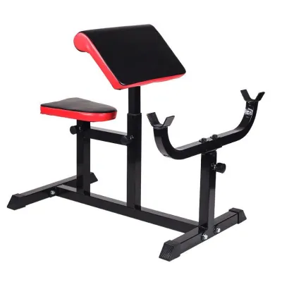 Лавка Скотта KZ Стійки, лавки для жиму і присідань регульована - Robinzon.ua