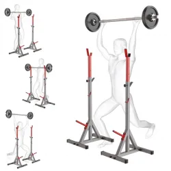 Стійки під штангу Magnus-200 Стійки, лавки для жиму і присідань незалежні регульовані Стійки під штангу Magnus-200 Стійки, лавки для жиму і присідань незалежні регульовані - Robinzon.ua