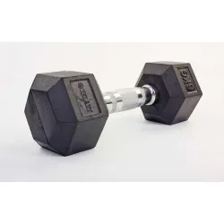 Гантель 6 кг цільна шестигранна гексагональна Zelart - Robinzon.ua