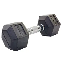 Гантель 9 кг цільна шестигранна гексагональна Zelart - Robinzon.ua