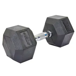 Гантель 25 кг цельная шестигранная гексагональная Zelart - Robinzon.ua