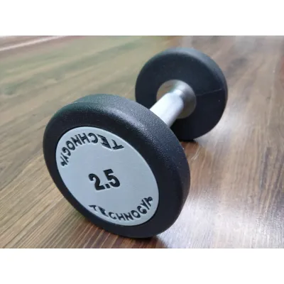Гантель 2.5 кг цільна поліуретанова TECHNOGYM - Robinzon.ua
