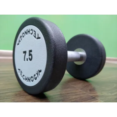 Гантель 7.5 кг цільна поліуретанова TECHNOGYM - Robinzon.ua