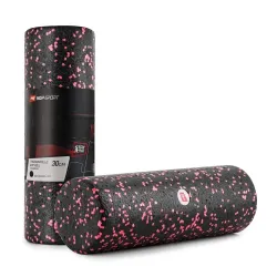 Ролер для кросфіту та йоги 30*10 см Hop-Sport P030 чорний із червоним - Robinzon.ua