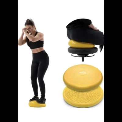 Балансувальна подушка Hop-Sport R034 жовтий - Robinzon.ua