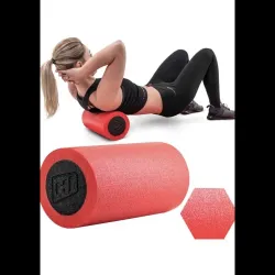 Масажний ролик 30*15 см Hop-Sport A030 червоний із чорним - Robinzon.ua