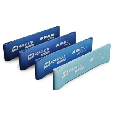 Набір резинок для фітнесу 600x75 мм Hop-Sport L675-2 - Robinzon.ua