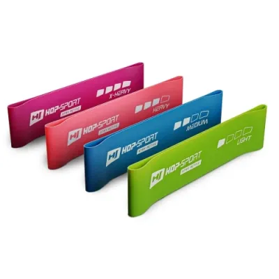 Набір резинок для фітнесу 600x75 мм Hop-Sport L675 - Robinzon.ua
