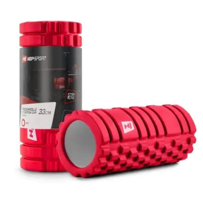 Ролер для крофіту та йоги 33*14 см Hop-Sport A033 червоний - Robinzon.ua
