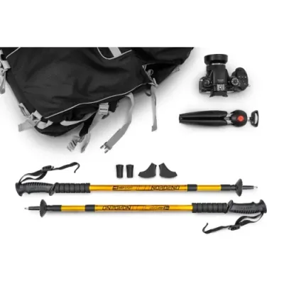 Трекинговые палки Hop-Sport  Nordend 0135 золотистый - Robinzon.ua