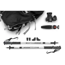 Трекінгові палиці Hop-Sport Nordend 0135 сріблястий - Robinzon.ua