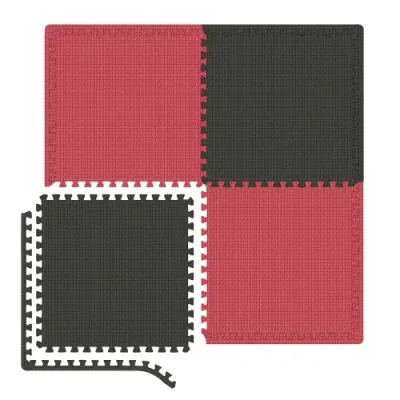 Мат-пазл товщиною 2 см - 4 частин. Hop- Sport A020 червоно-чорний - Robinzon.ua