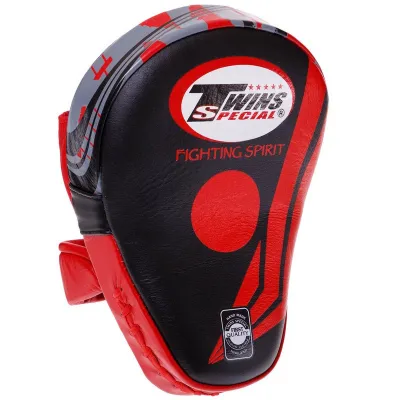 Лапа вигнута для боксу та єдиноборств TWINS FPML10-43 чорний-червоний - Robinzon.ua