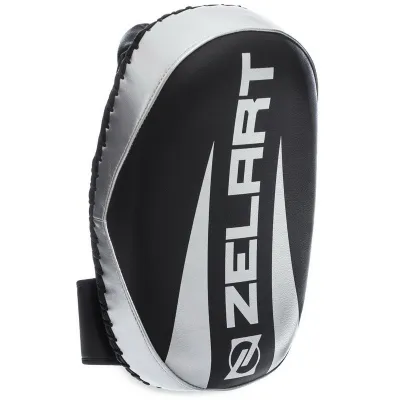 Пады для тайского бокса Тай-пэды ZELART BO-1326 размер 33x20x11 см чёрный-серебряный - Robinzon.ua